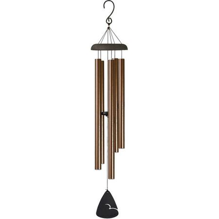 TOOL TIME 44 in. Signature Series Wind Chime - Bronze Fleck TO56215
